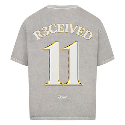 R3CEIVED  No.11 Exclusive Jersey tee big R3 signature