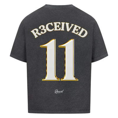 R3CEIVED  No.11 Exclusive Jersey tee big R3 signature