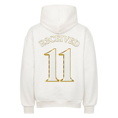 R3CEIVED No.11 Oversized  Yersey  hoodie