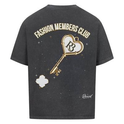 R3CEIVED – Key to My Heart Night Edition Oversized Tee | Designer Streetwear