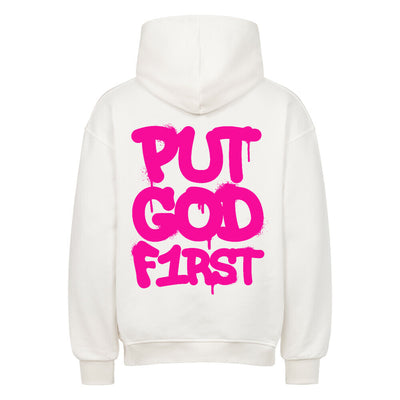 Put God First Hoodie – R3CEIVED Faithwear Edition