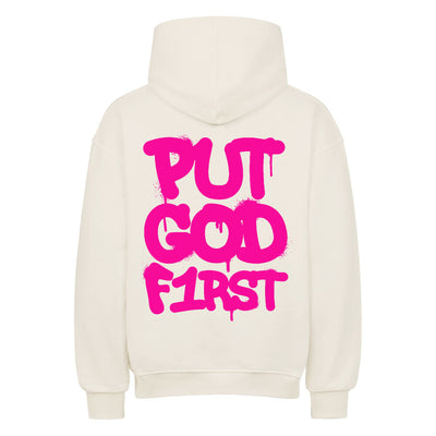 Put God First Hoodie – R3CEIVED Faithwear Edition