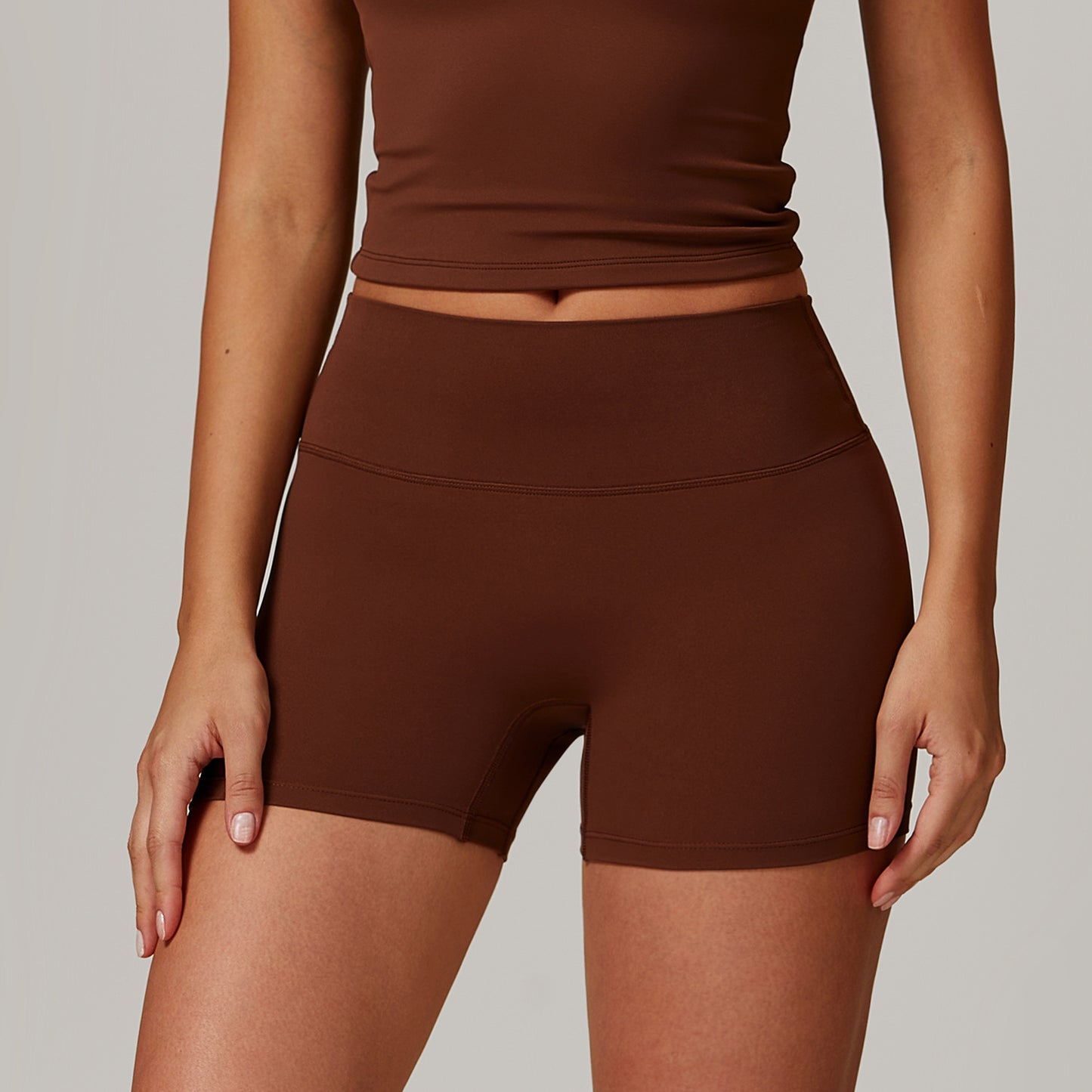 R3ceived  Shaved tight yoga shorts for women - R3ceived