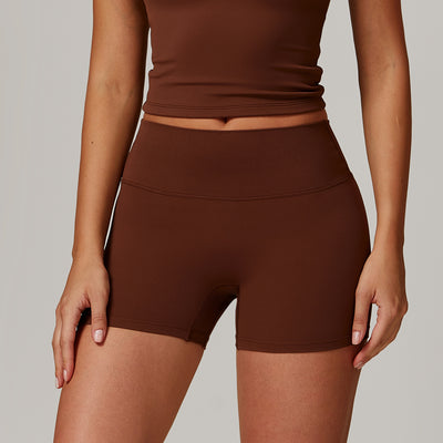 R3ceived  Shaved tight yoga shorts for women