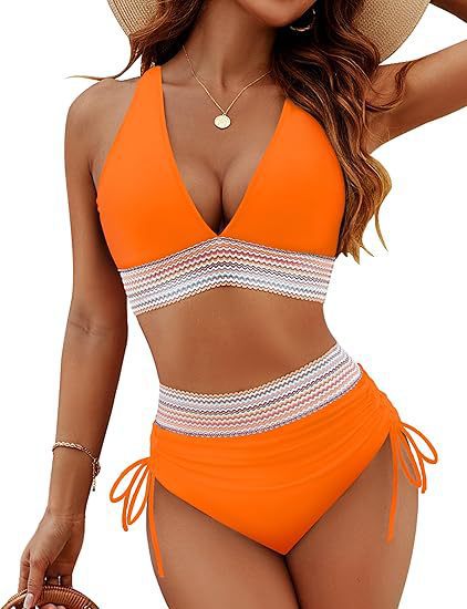 R3 color split sexy bikini R3ceived swimsuit - R3ceived