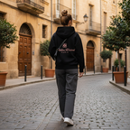L’Atelier R3CEIVED Paris Oversized Zipper Hoodie Roségoud