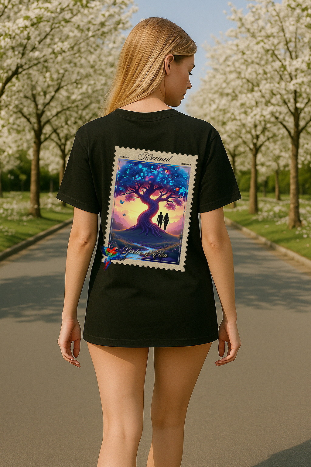 R3ceived Garden of Eden, streetwear Fashion T