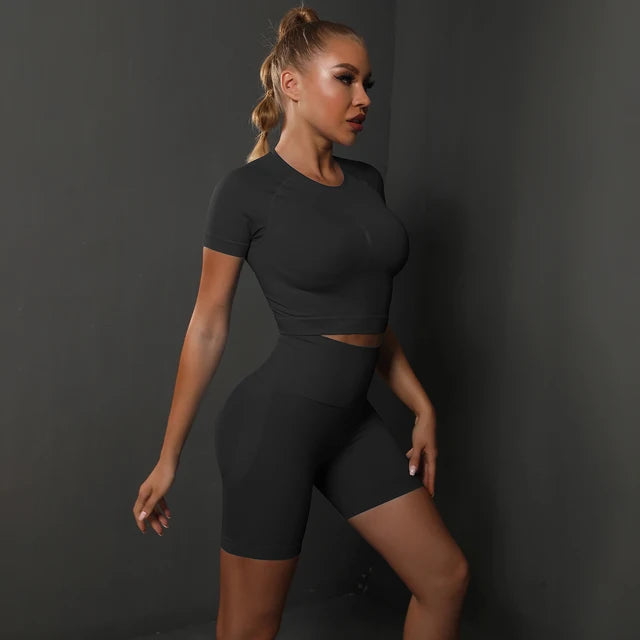 R3ceived, yoga fitness two-piece set - R3ceived