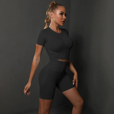 R3ceived, yoga fitness two-piece set
