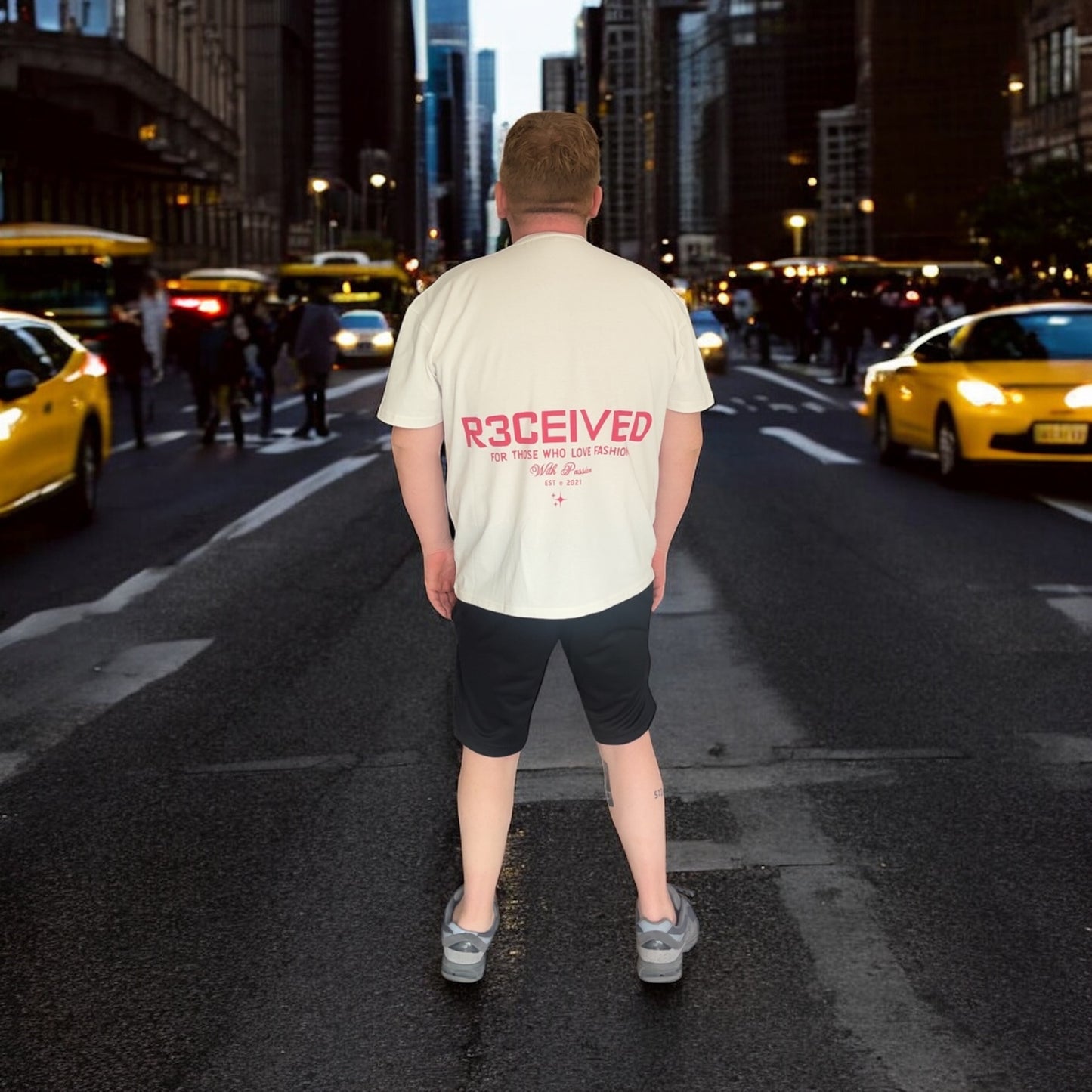 R3ceived Fashion members club Oversized Shirt