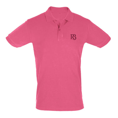 R3ceived Fashion Members Club Polo for Men Pink logo