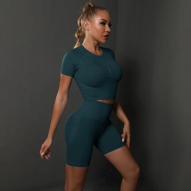 R3ceived, yoga fitness two-piece set - R3ceived