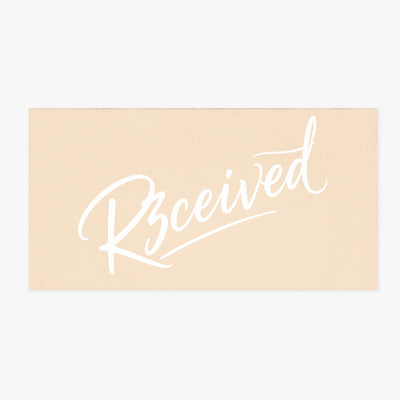 R3ceived signature Beach Towel - S/M/L