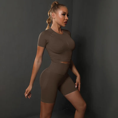 R3ceived, yoga fitness two-piece set