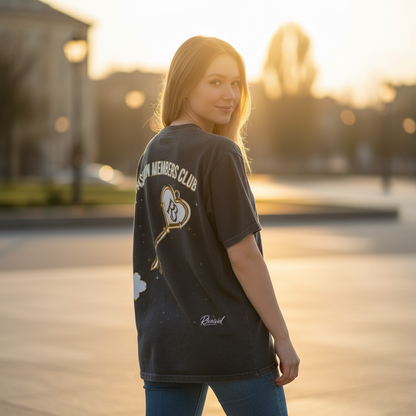 R3CEIVED – Key to My Heart Night Edition Oversized Tee | Designer Streetwear