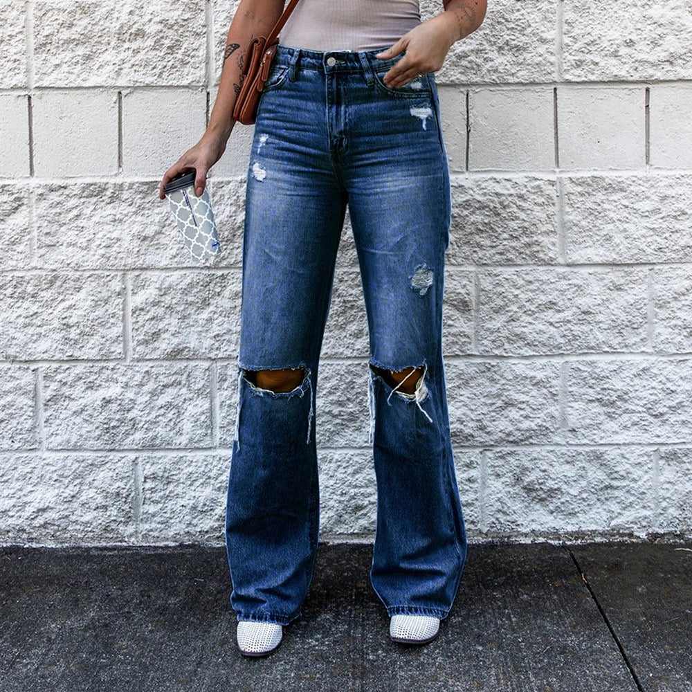 R3 Fashion members club Women's High Waist Vintage denim jeans R3ceived - R3ceived
