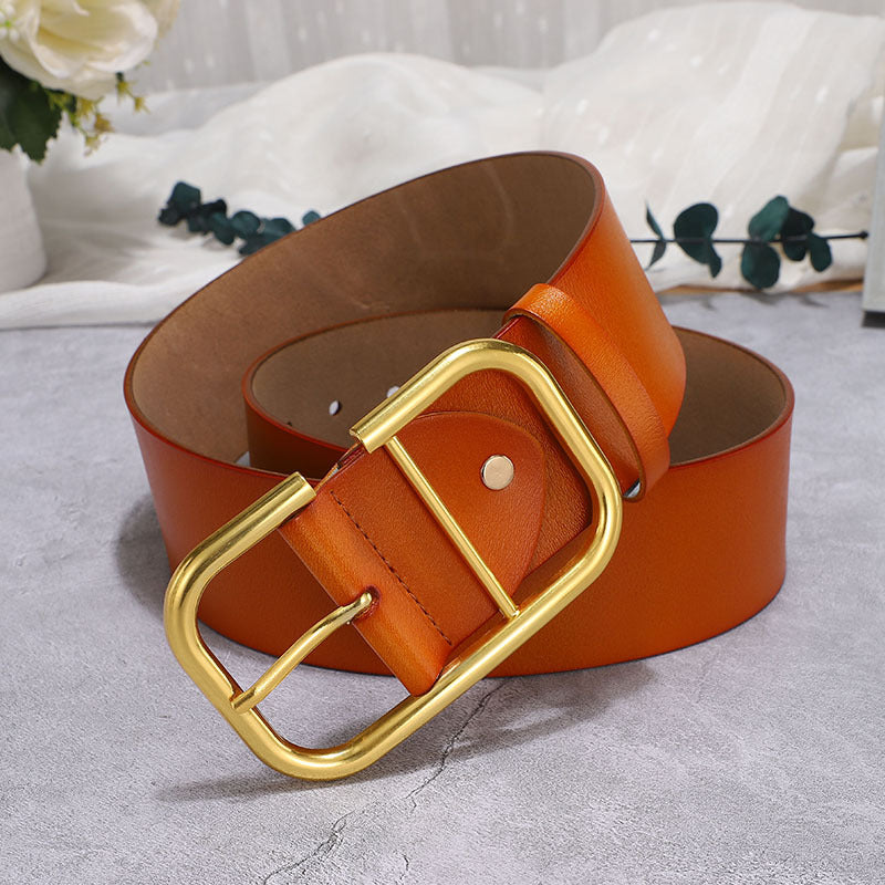 R3 Ladies' cowhide wide waistband R3ceived - R3ceived