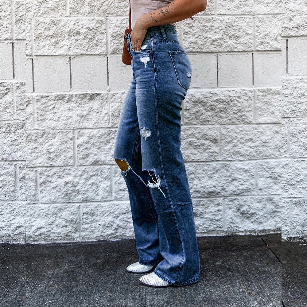 R3 Fashion members club Women's High Waist Vintage denim jeans R3ceived - R3ceived