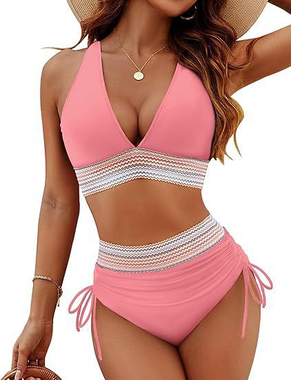 R3 color split sexy bikini R3ceived swimsuit - R3ceived