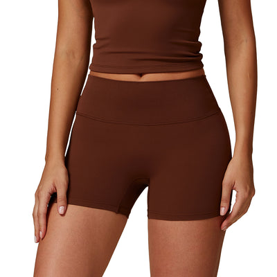 R3ceived  Shaved tight yoga shorts for women