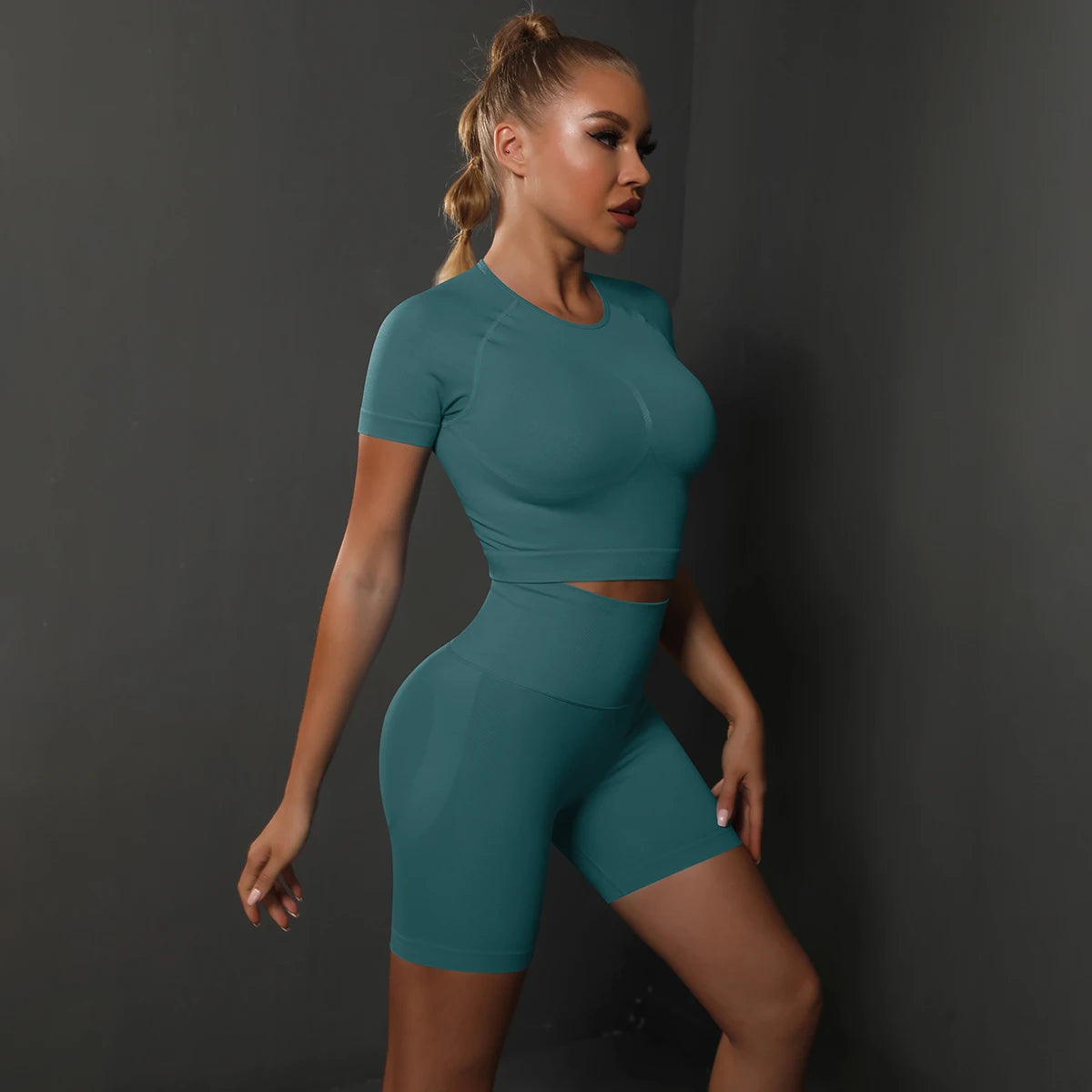 R3ceived, yoga fitness two-piece set - R3ceived