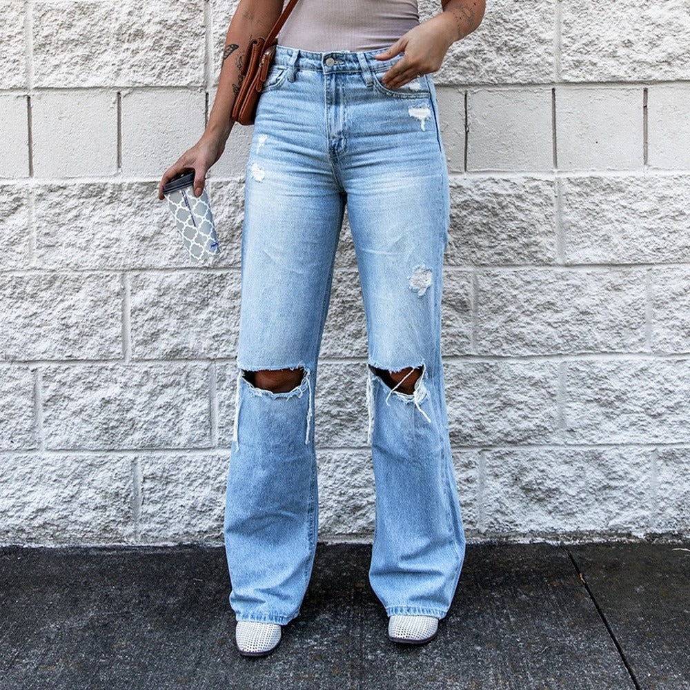 R3 Fashion members club Women's High Waist Vintage denim jeans R3ceived - R3ceived