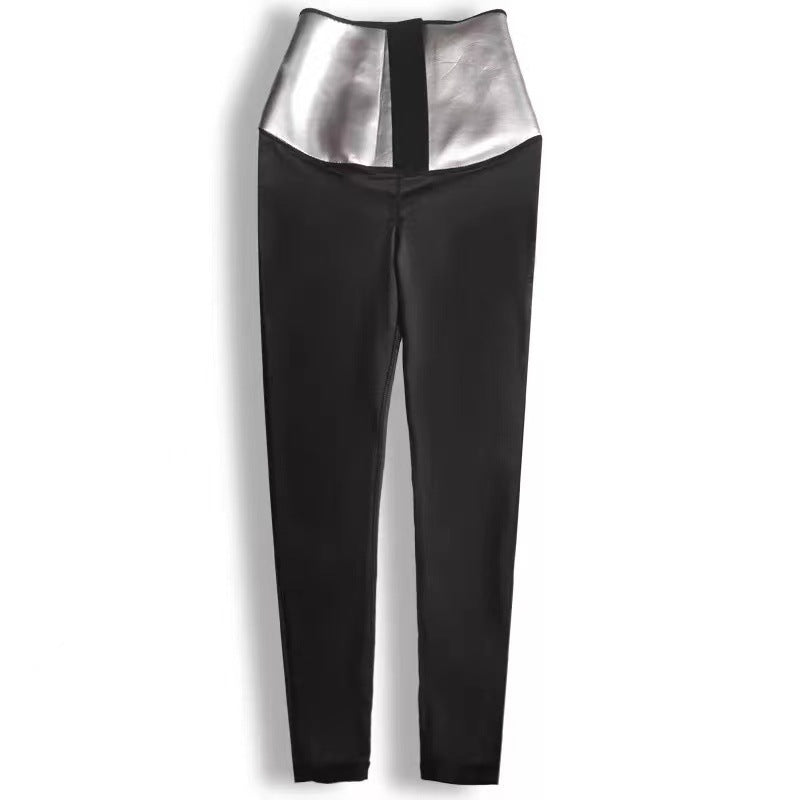 R3CEIVED High-Waist Shaping Yoga Leggings – Burn & Flex Edition