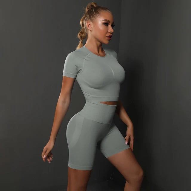 R3ceived, yoga fitness two-piece set - R3ceived