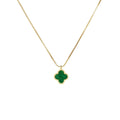 R3CEIVED lucky Clover Necklace – Green Edition