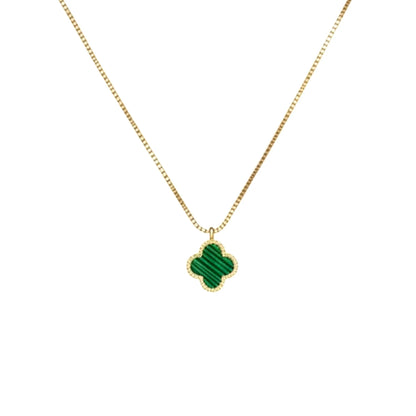 R3CEIVED Clover Necklace – Green Edition