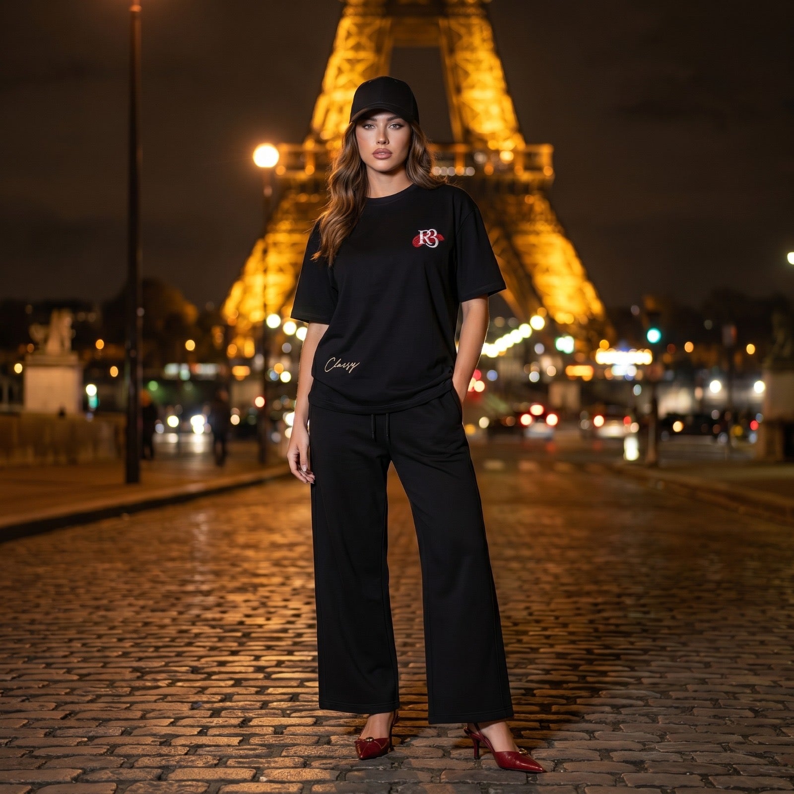 Classy in Paris (Oversided t shirt)