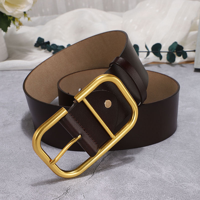 R3 Ladies' cowhide wide waistband R3ceived - R3ceived