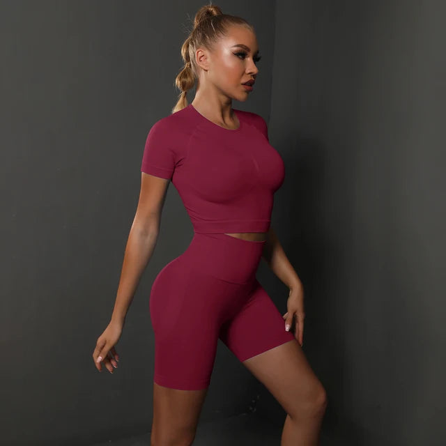 R3ceived, yoga fitness two-piece set - R3ceived