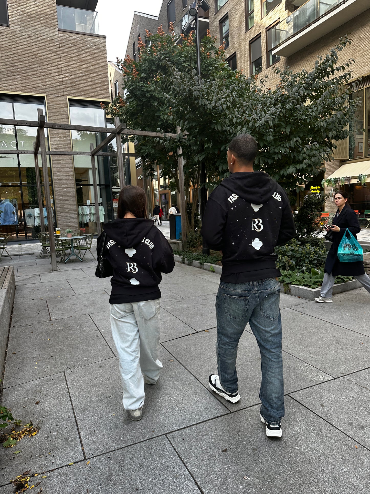 Clover at night by R3CEIVED Zip Hoodie Fashion Members Club exclusive V4