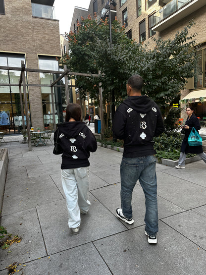 Clover at night by R3CEIVED Zip Hoodie Fashion Members Club exclusive V4