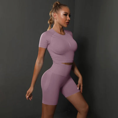 R3ceived, yoga fitness two-piece set