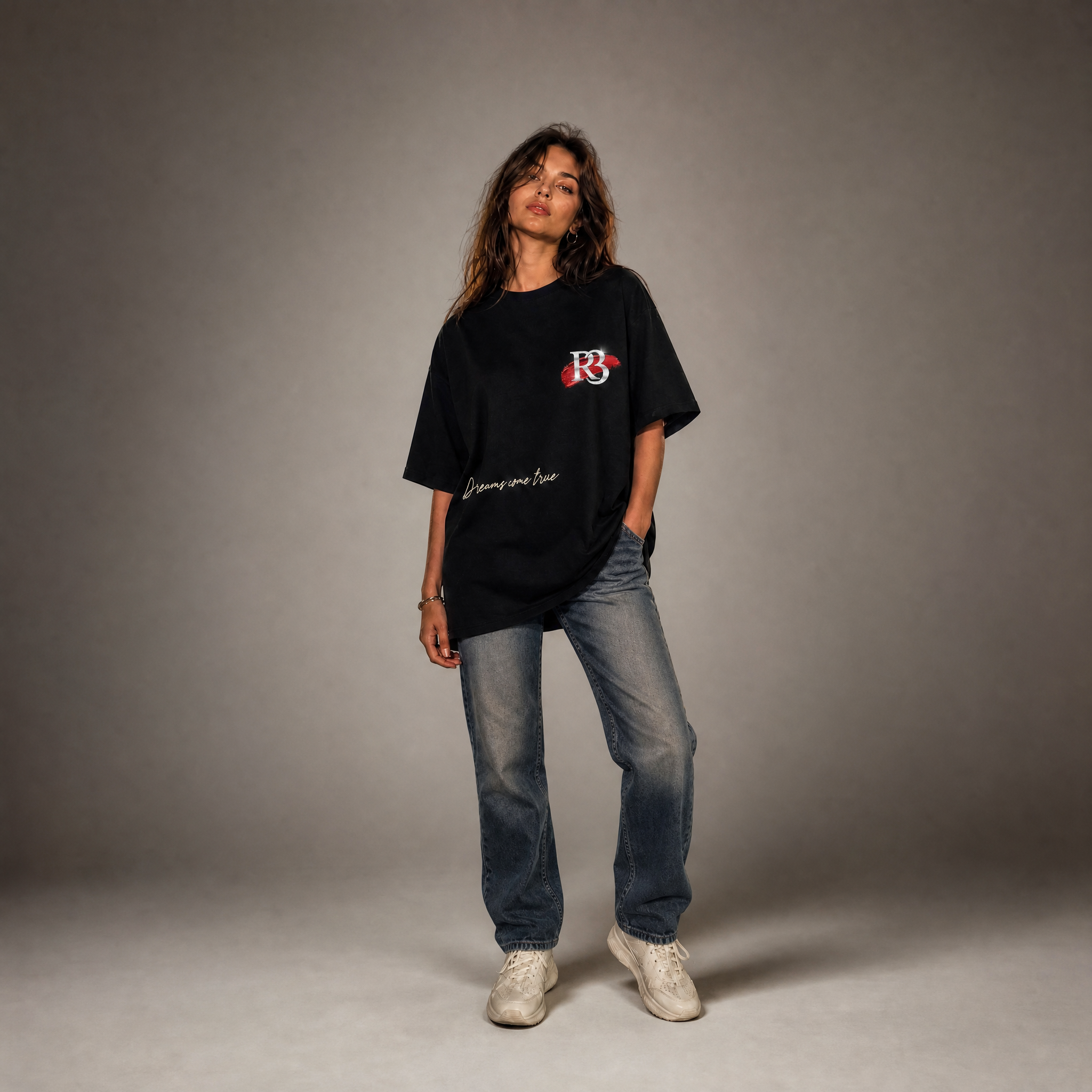 A Night in Paris Oversized Shirt(Design)