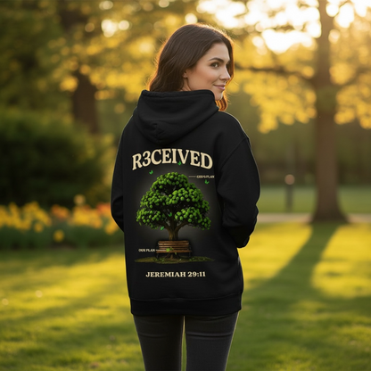 God's Plan - Jeremiah 29:11 by R3CEIVED oversized hoodie