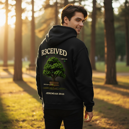 God's Plan - Jeremiah 29:11 by R3CEIVED oversized hoodie