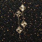 R3CEIVED lucky Clover Bracelet – Gold Edition