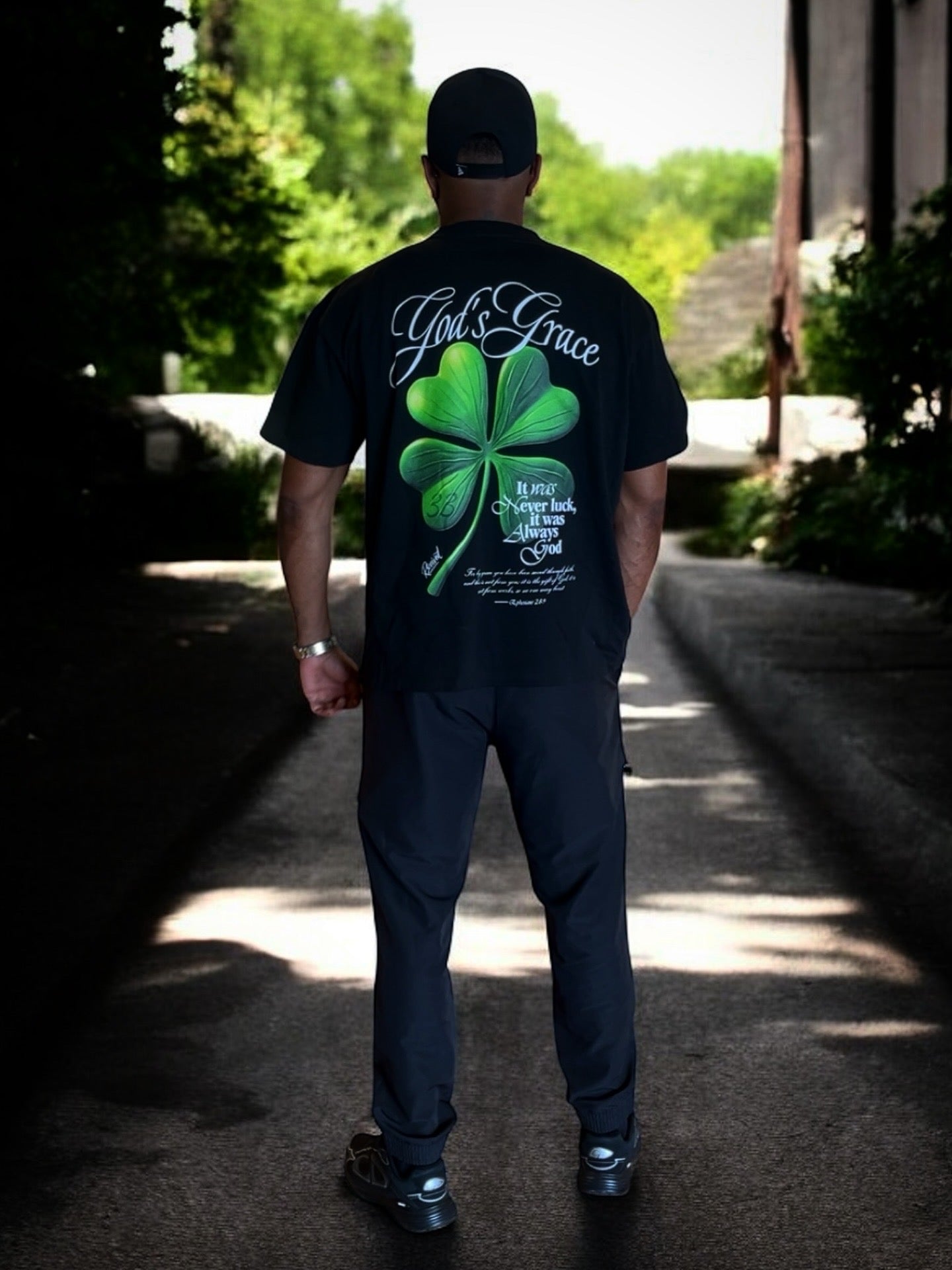 R3ceived God's Grace Oversized Shirt For him and for her