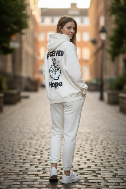 R3CEIVED - HOPE  Oversized Hoodie