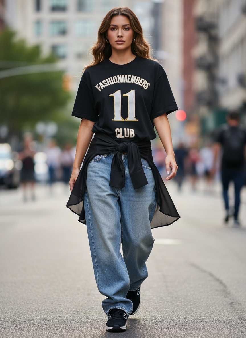 Fashion Members Club Number 11 Amsterdam Oversized T-Shirt