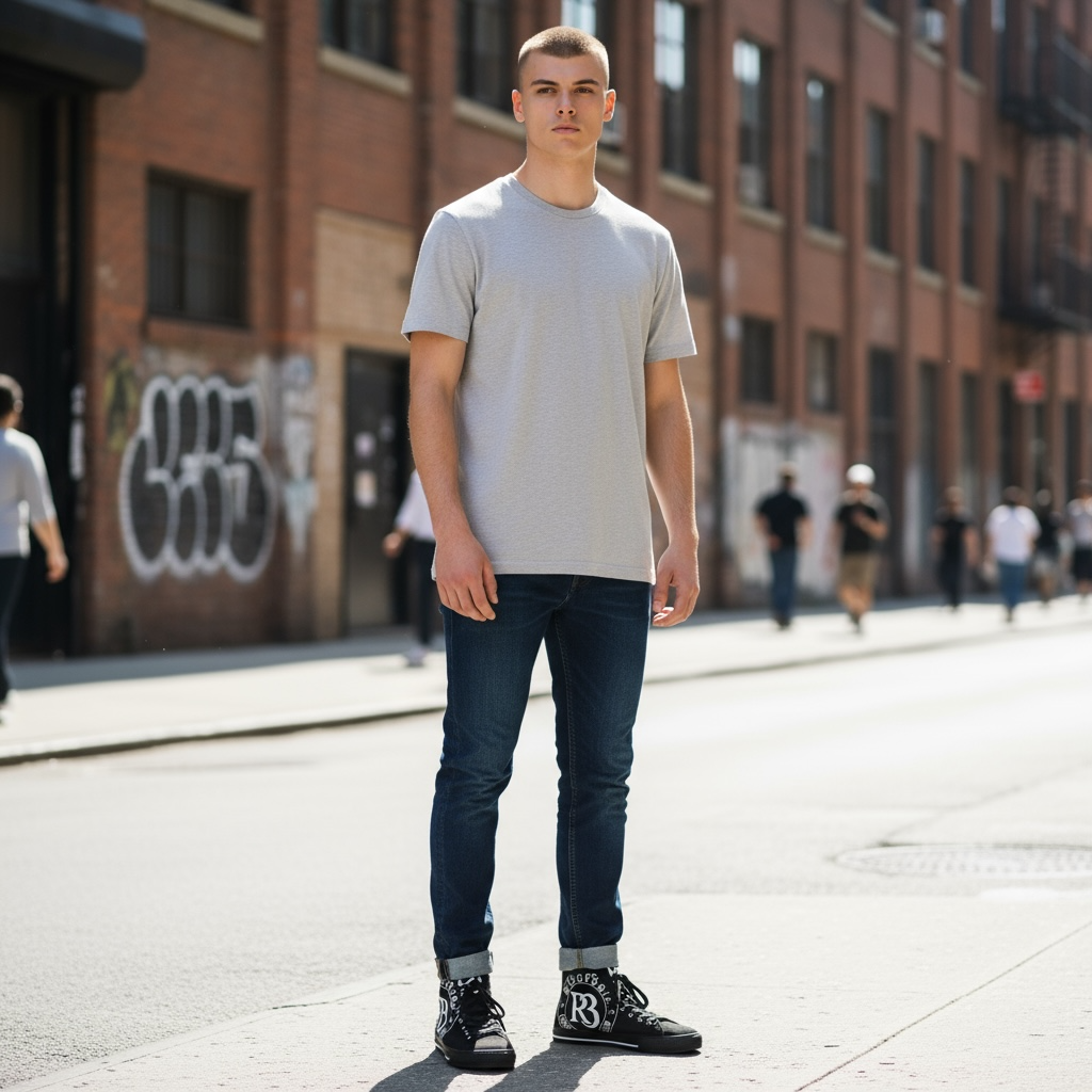 R3ceived Fashion Members club High Men's sneakers Shoes