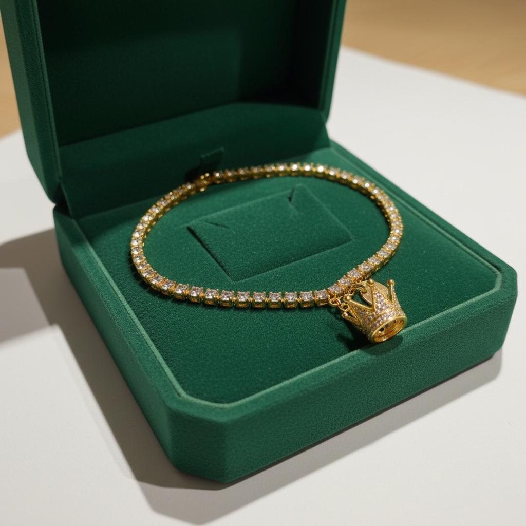 Cleopatra Tennis Bracelet 👑 Gold