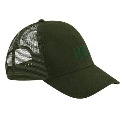 Olive Green Mesh Cap, green R3 Logo