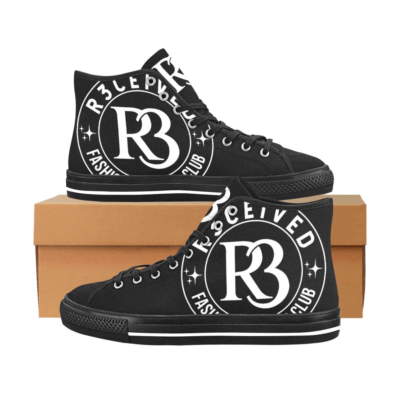 R3ceived Fashion Members club High Men's sneakers Shoes - R3ceived