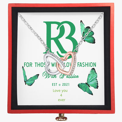 R3 Love you 4 ever Hearts Necklace , the perfect gift.