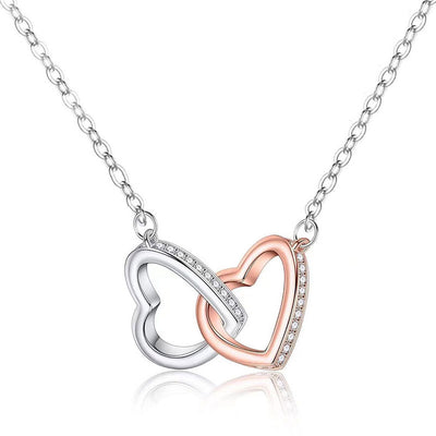 R3 Love you 4 ever Hearts Necklace , the perfect gift.