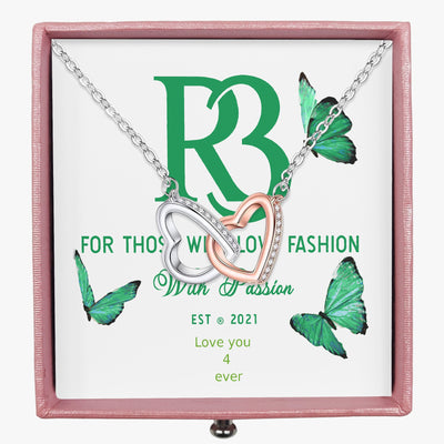 R3 Love you 4 ever Hearts Necklace , the perfect gift.